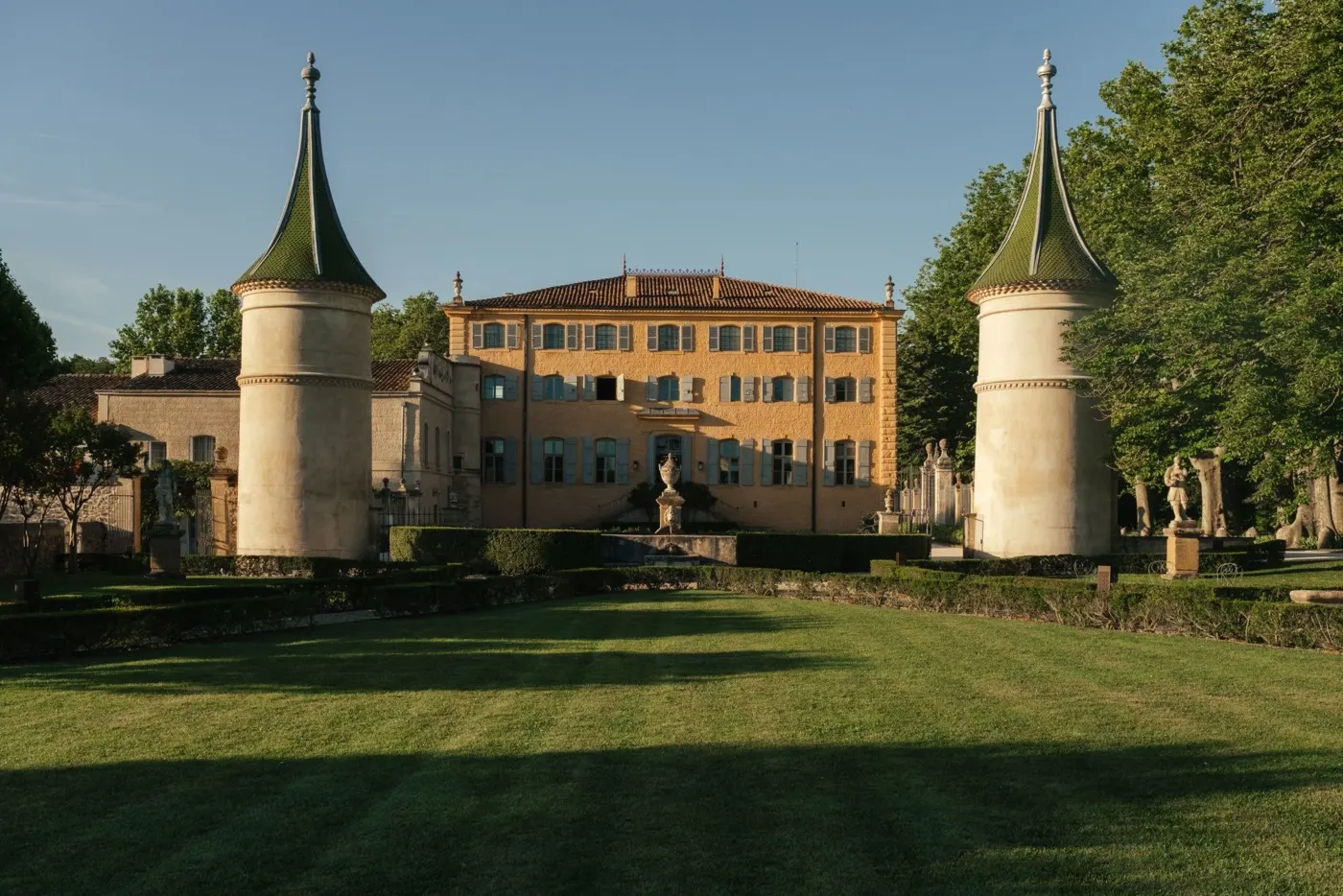 Château de Fonscolombe, vista do hotel